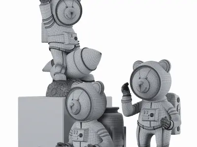 Decorative Astronaut3 3D model