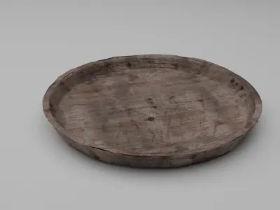 Simple Old Plate Free 3D model