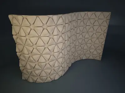 06 FRANGIPANI RELIEF Low-poly 3D model