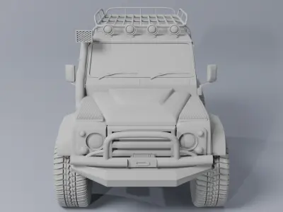 LAND ROVER DEFENDER 3D print model