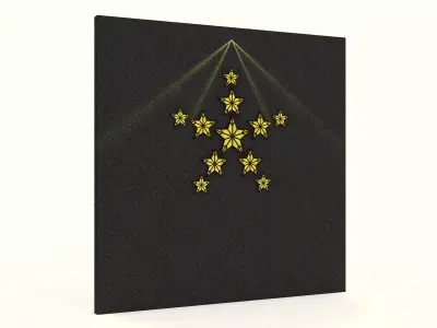 Star Shape Tool object Low-poly 3D model