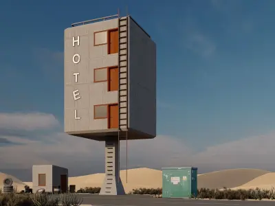 Hotel 3D model