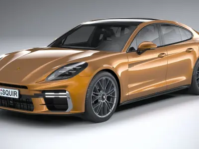 Porsche Panamera Turbo S 2024 3D model