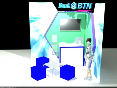 exhibitionbooth trade show booth 3D model