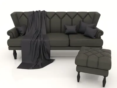 Interior Sofa 31 - For CNC and Interior 3D model