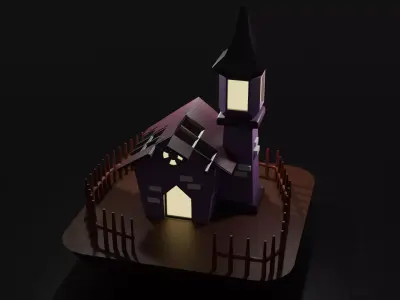Witch House Free 3D model