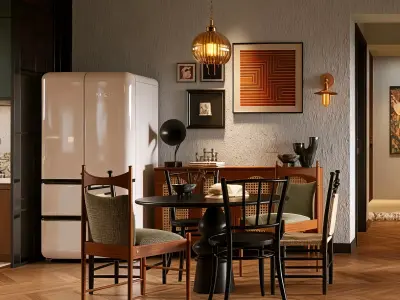 Living room 3D model 55