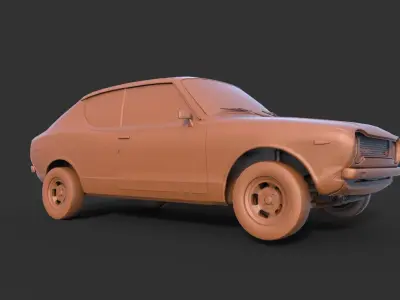 Datsun 100A  3D print model