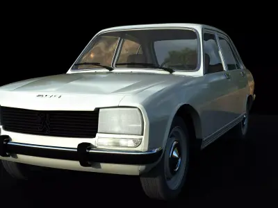 peugeot 504 3D model