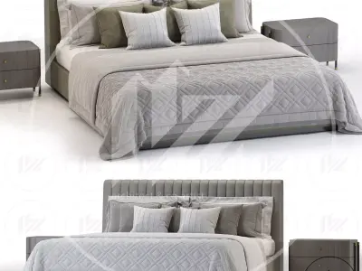 laskasas HARRY Bed No2 3D model