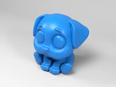 Cartoon Dog 3D print model