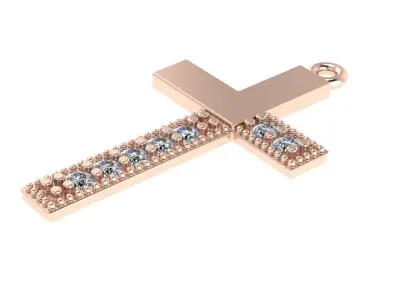 Pendant cross  3D print model