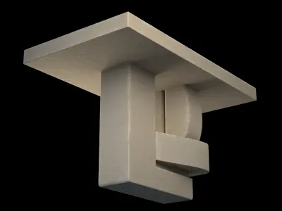 Luna Coffee Table 3D model