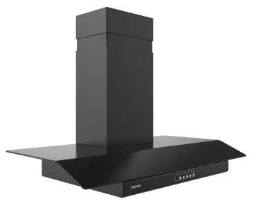 Suggar Vidrio 90cm Black 3D model