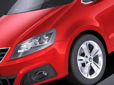 Seat Alhambra 2018 VRAY 3D model