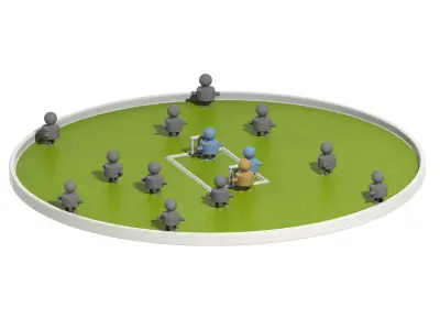 Exquisite Cricket Ground 3D print model