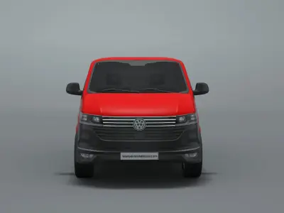 Volkswagen Transporter Kasten Heckklappe 1 Schiebet 2019 3D model