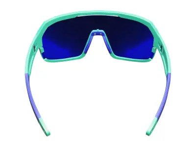 Teal  Blue Sports Sunglasses Free 3D model