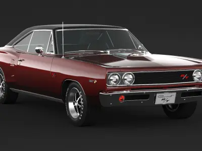 1968 Dodge Coronet RT 3D model