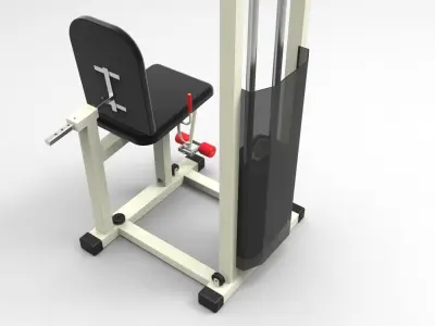 leg extension machine  Free 3D model