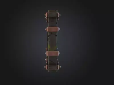 Rustic Archway Low-poly 3D model