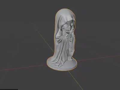 Skeleton ghost Halloween  3D print model