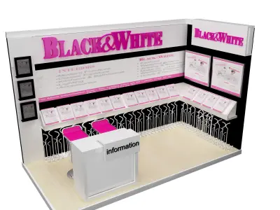 Booth Exhibition Stand a359b 3D model