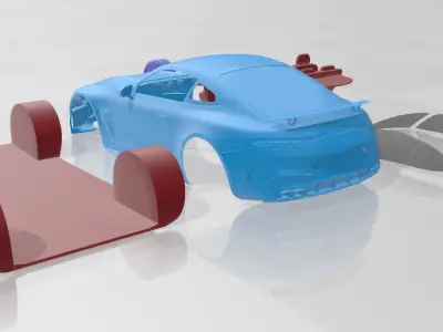 Mercedes Benz AMG GT63 PRO 2025 - 3D Printable Model  3D print model
