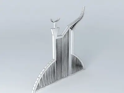 The Mesiahn Harp Free 3D model
