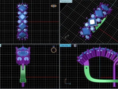 Earrings n 22 3D print model
