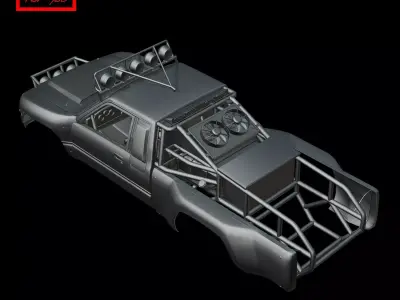 Toyota Tacoma Prerunner Baja 1992 3D model