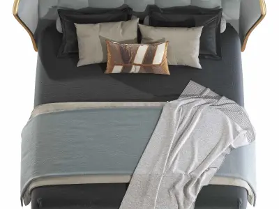 Excellent Platform Bed 3D model