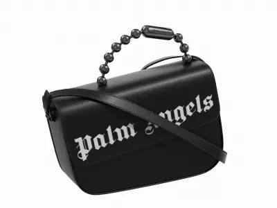 Palm Angels Leather Crash Bag 3D model
