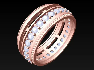 Diamond Ring  - N6266 Free 3D print model