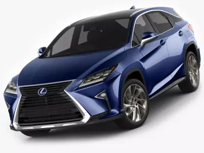 Lexus RX 450h 2016 3D model