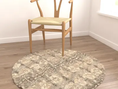 Rugs No 44 Low-poly 3D model