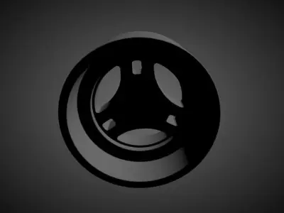 ADVAN SA3 scalable and printable rims 3D print model