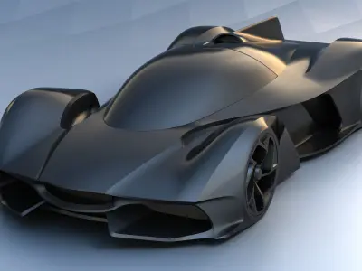 Hypercar Model 2 - basic 3D model