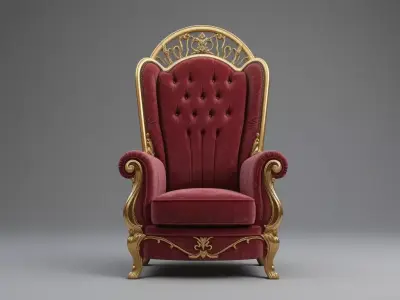 Modern Luxury Lounge Chair 3D Model Designer Furniture 3D model