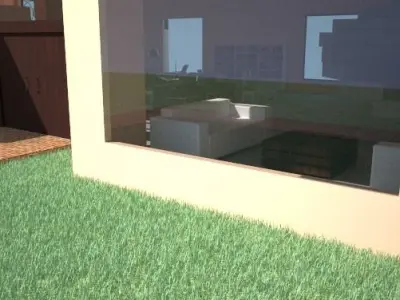 Simple Modern House  Free 3D model