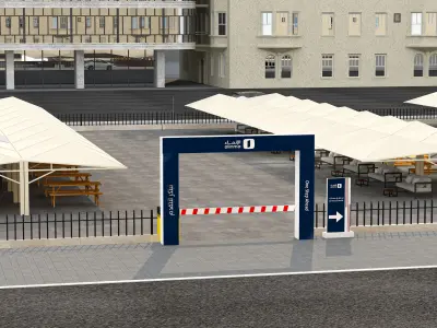 parking event  3D model