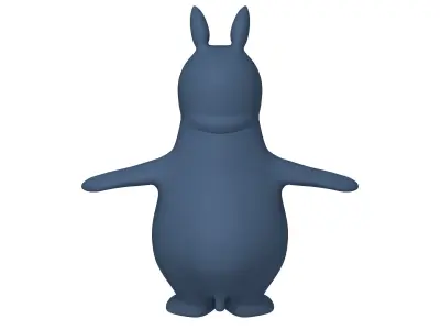 Rhino Cartoon 3D model