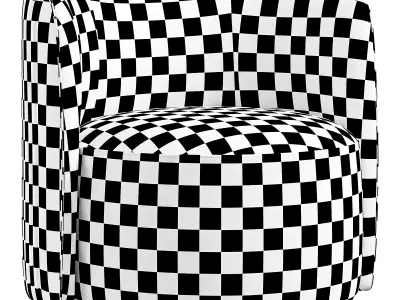 Chloe Luxury Armchair By DitreItalia 3D model