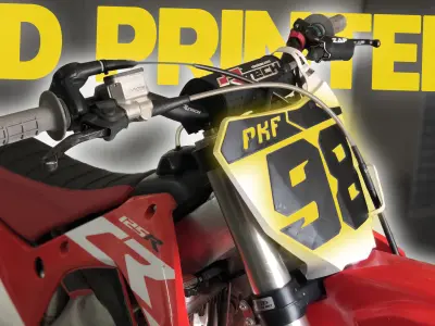 Racing Number Motocross Table - 3D Print Free 3D print model