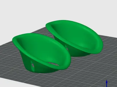 Mitsubishi Pajero GLX Sport fog light cover 3D print model