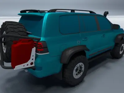 Toyota Land Cruiser V8 by Kaiser Design 3D model