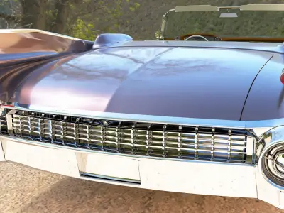1959 Cadillac Eldorado  Low-poly 3D model