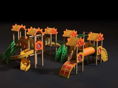 Children playground 3D model