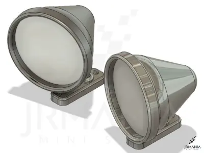  Collection of car mirrors 3D print model