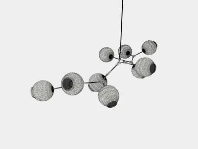 Branch pendant lamp 3D model